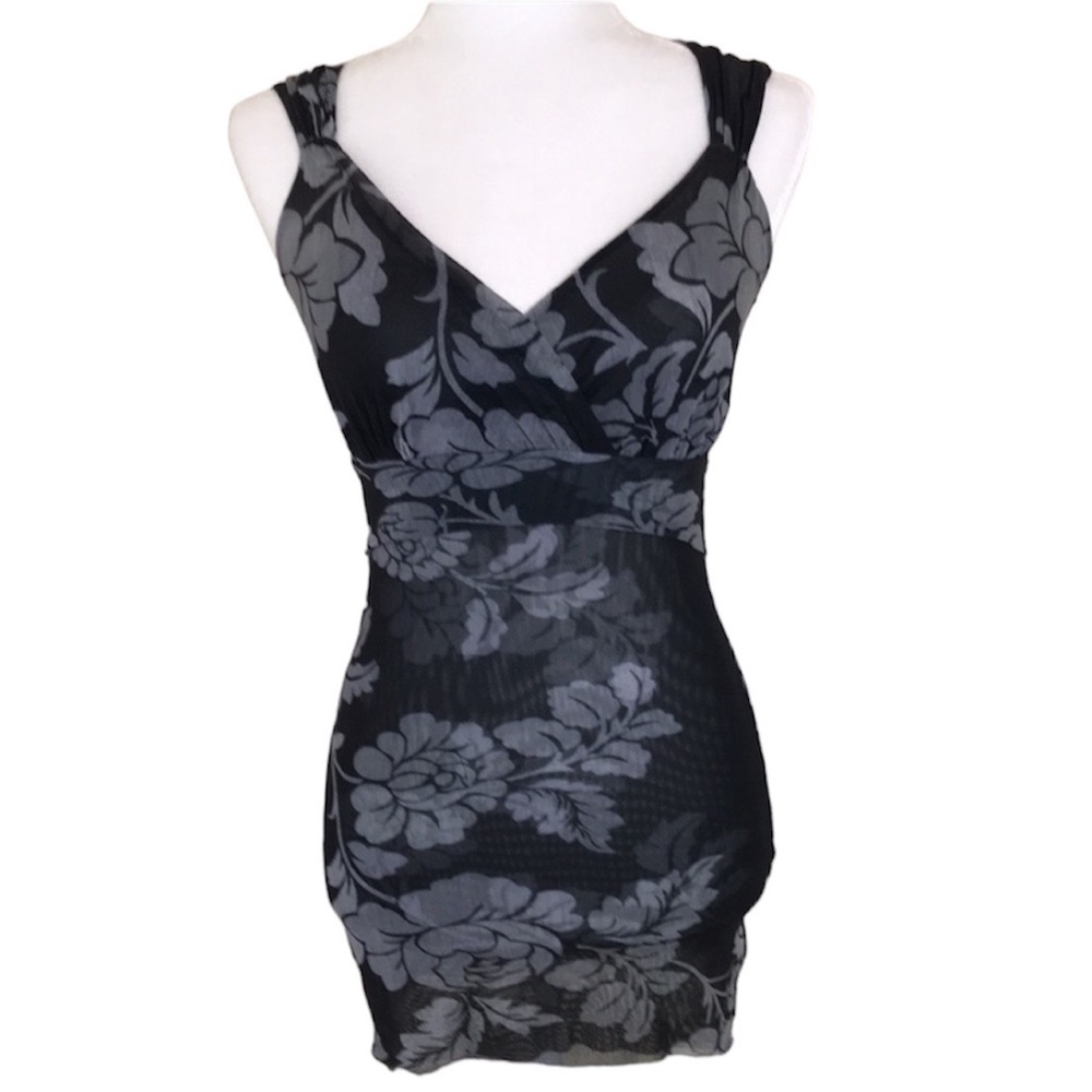 WHBM Floral Coquette Sleeveless Tunic Sz XS